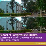 2014-2015 UNN Postgraduate admission