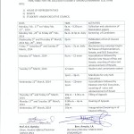 UNN SUG Time Table 2013-2014