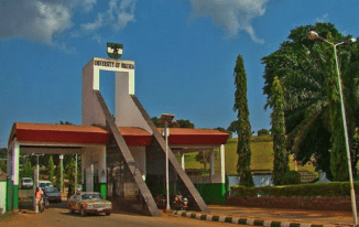 University of Nigeria UNN entrance main gate in Nsukka