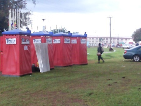 Mobile Toilet at 2015 UNN Wauga games
