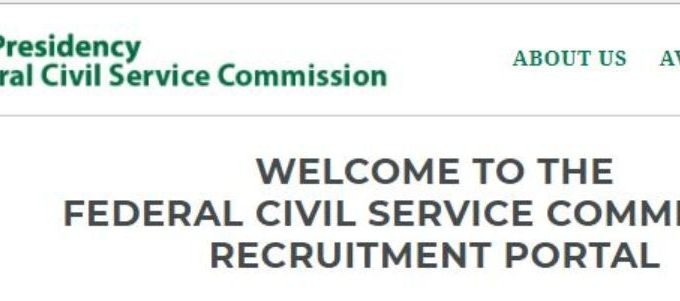 Federal Civil Service Recruitment Portal for Job Vacancies 2020