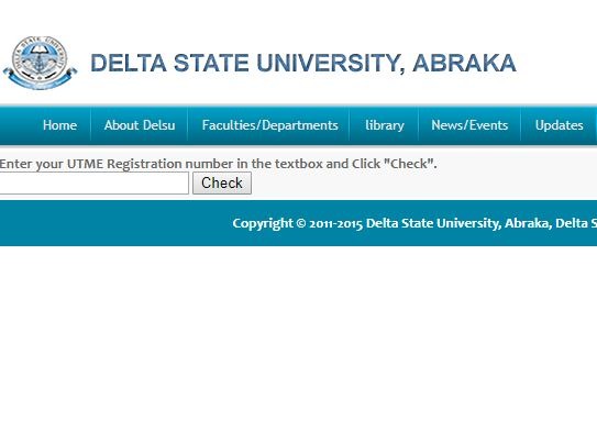 delsu admission list 2017