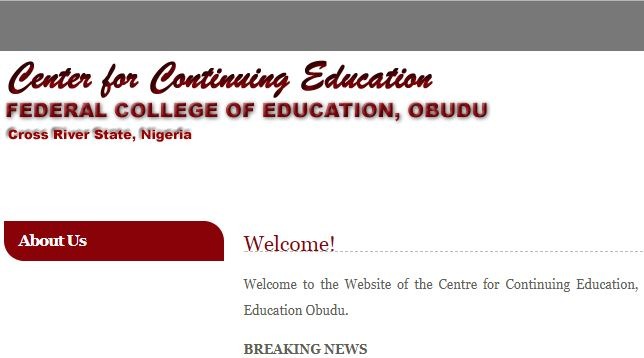 FCE Obudu Post Utme 2019 Form, Cut off Mark & Screening Date