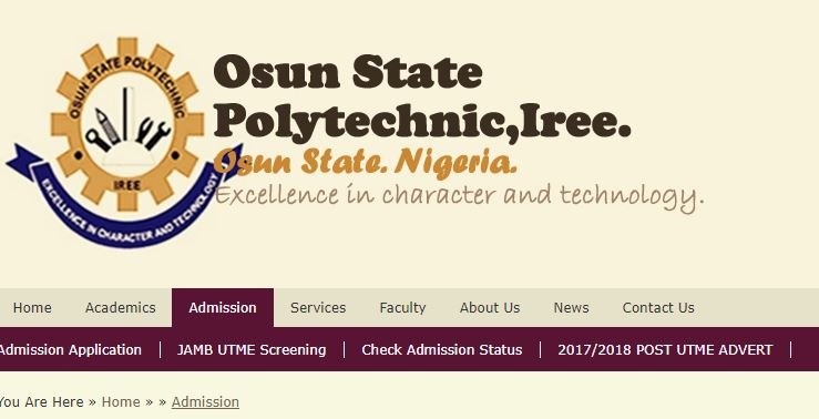 ospoly post utme 2017