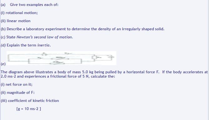 waec physics questions 2020