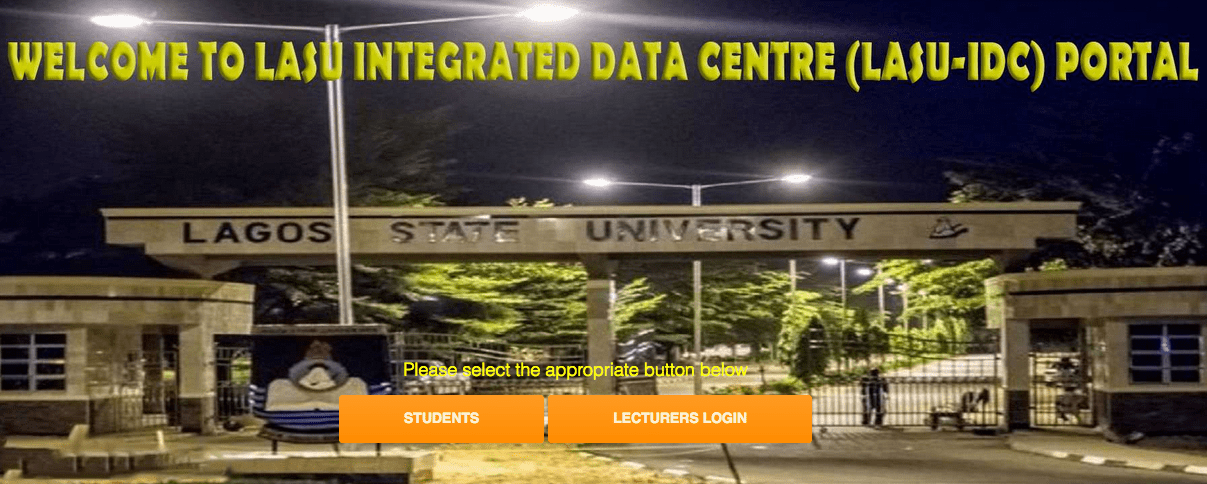 LASU Integrated Data Centre Lasu dpu idc portal