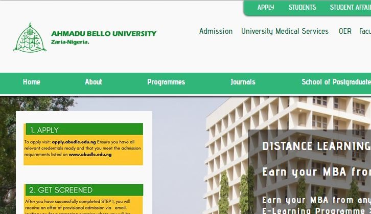 abu admission list