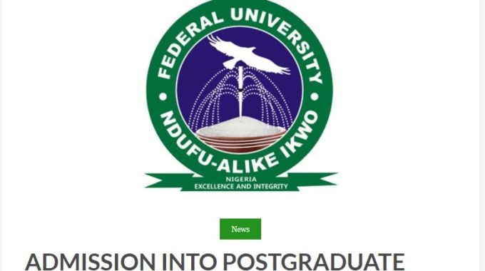 FUNAI Postgraduate Form 2018/ 19 Session is Out – Apply