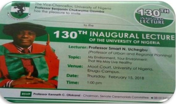 130-unn inaugural lecture uchegbu