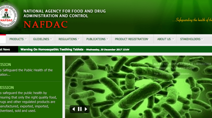 NAFDAC Recruitment 2022 on Website Portal www.nafdac.gov.ng