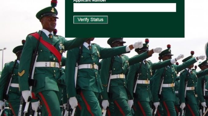 Nigerian Army Shortlisted Candidates 77RRI Pre-Screening Exam 2018 Out