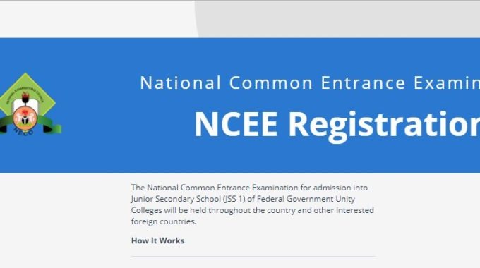 National Common Entrance 2023 Form, Exam Date is Out