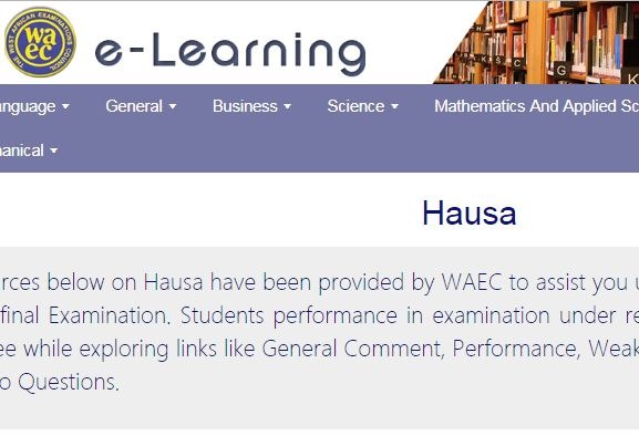 waec hausa answer 2019