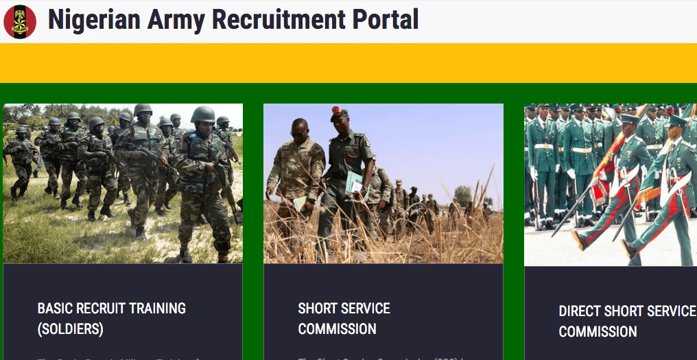 recruitment.army.mil.ng Nigerian Army 80rri Portal Website for