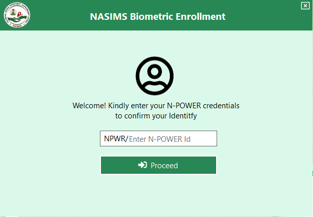 Npower Biometric Enrollment